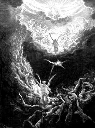 Rev 12:9,,,he was cast out into the earth, and his angels were cast out with him.